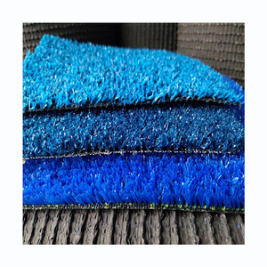 Blue Synthetic Grass Mat Artificial Turf Grass Carpet for Outdoor Events Landscaping Wedding Wall Decor