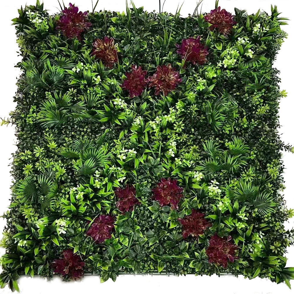 New design garden artificial wall plants boxwood hedge panels grass wall for outdoor fence plant wall decor