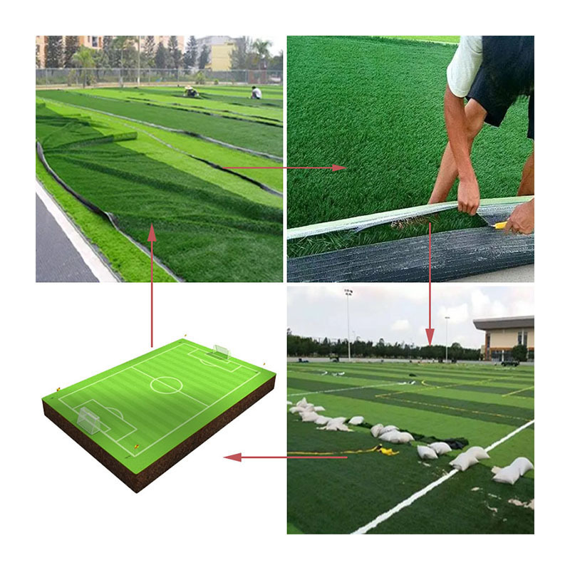 Qualified soccer sport artificial grass for football artificial grass field artificial lawn 40mm 50mm 60mm