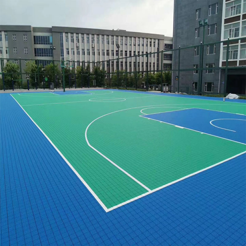 Sports Interlocking PP interlocking Flooring Tile Volleyball Basketball Badminton Roller Skating Tennis Court