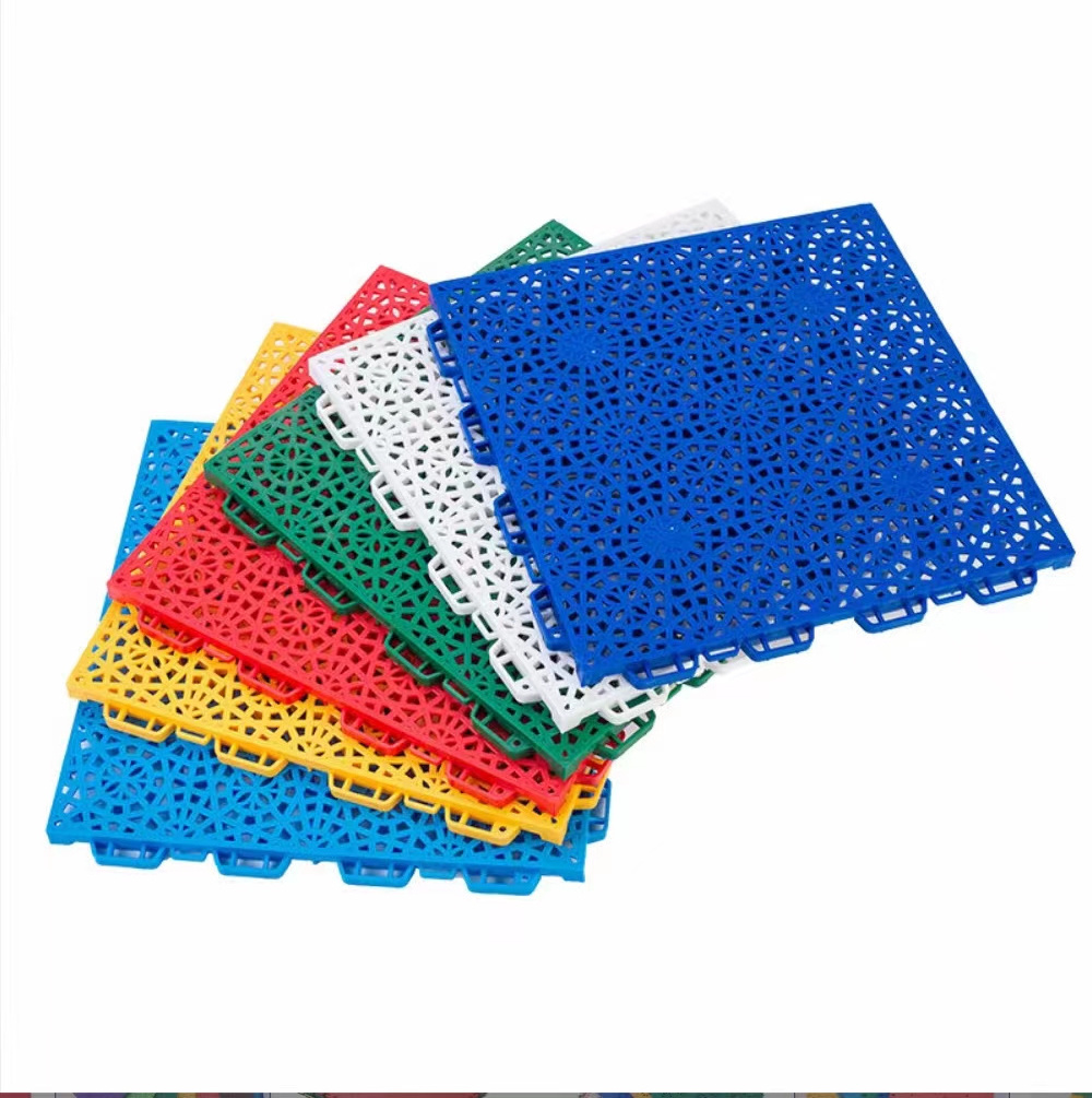 Sports Interlocking PP interlocking Flooring Tile Volleyball Basketball Badminton Roller Skating Tennis Court