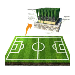 Professional football grass mini football pitch artificial grass turf for sports courts