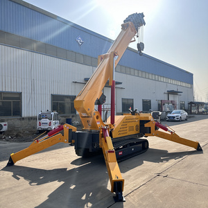 5 Ton Lifting Equipment Tower Mini Truck Crawler Crane 3ton Hydraulic Lifting Boom Spider Crane