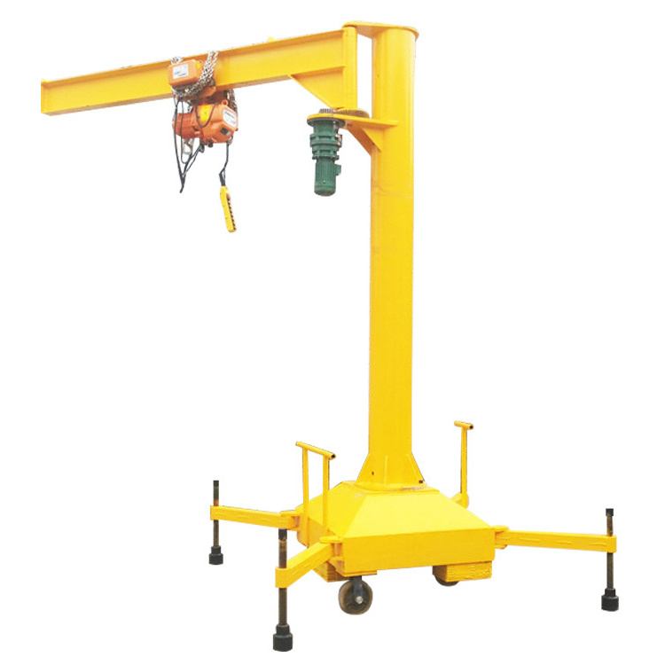 Lifting Rotary Hydraulic Boom Remote Control Electric Winch Elevator Vehicle Mounted Crane Car Truck 1 Ton Mobile Crane