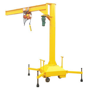 Lifting Rotary Hydraulic Boom Remote Control Electric Winch Elevator Vehicle Mounted Crane Car Truck 1 Ton Mobile Crane