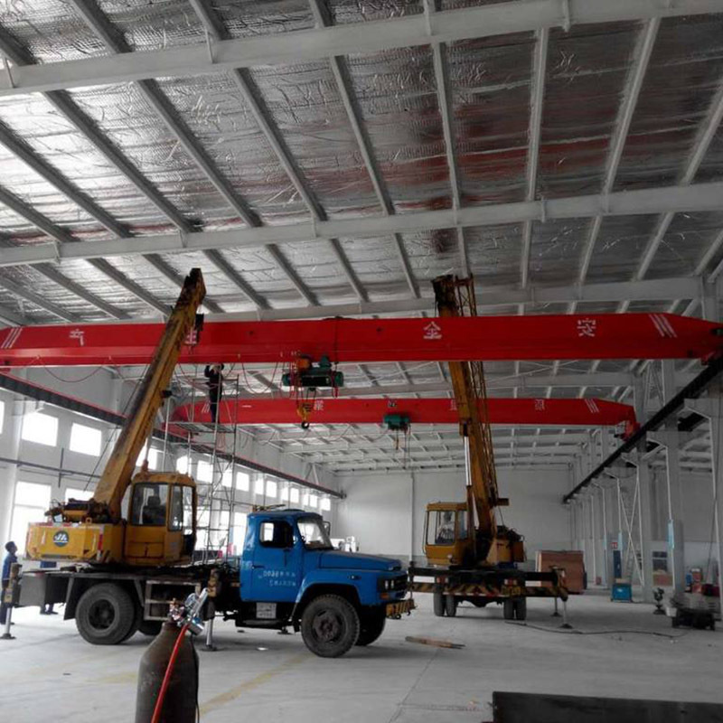 Single Girder Suspension Type Light Bridge Crane Foundry Industry Underhung Overhead Crane