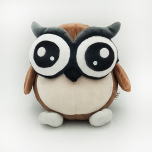 Wholesale Owl Plush Toys Big Eye Brown Owl Plush Doll Baby Toys Stuffed Animal Doll