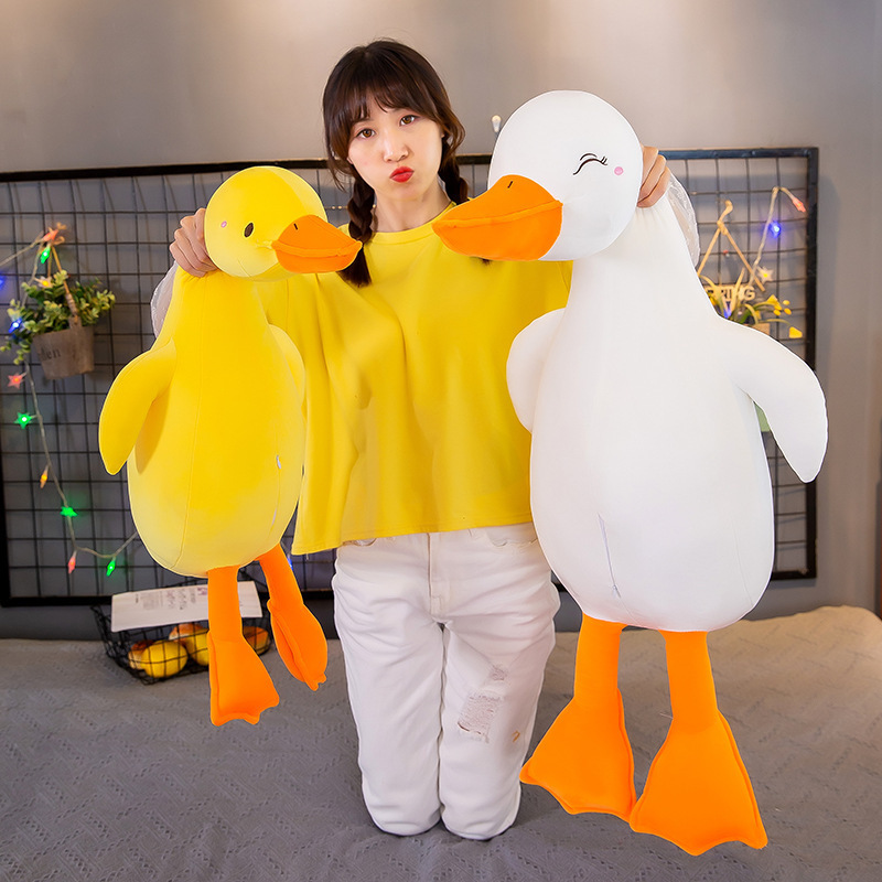 Wholesale White Valentine Duck Plush Toys Duck Stuffed Toy Trade Yellow Duck Soft Toy animal