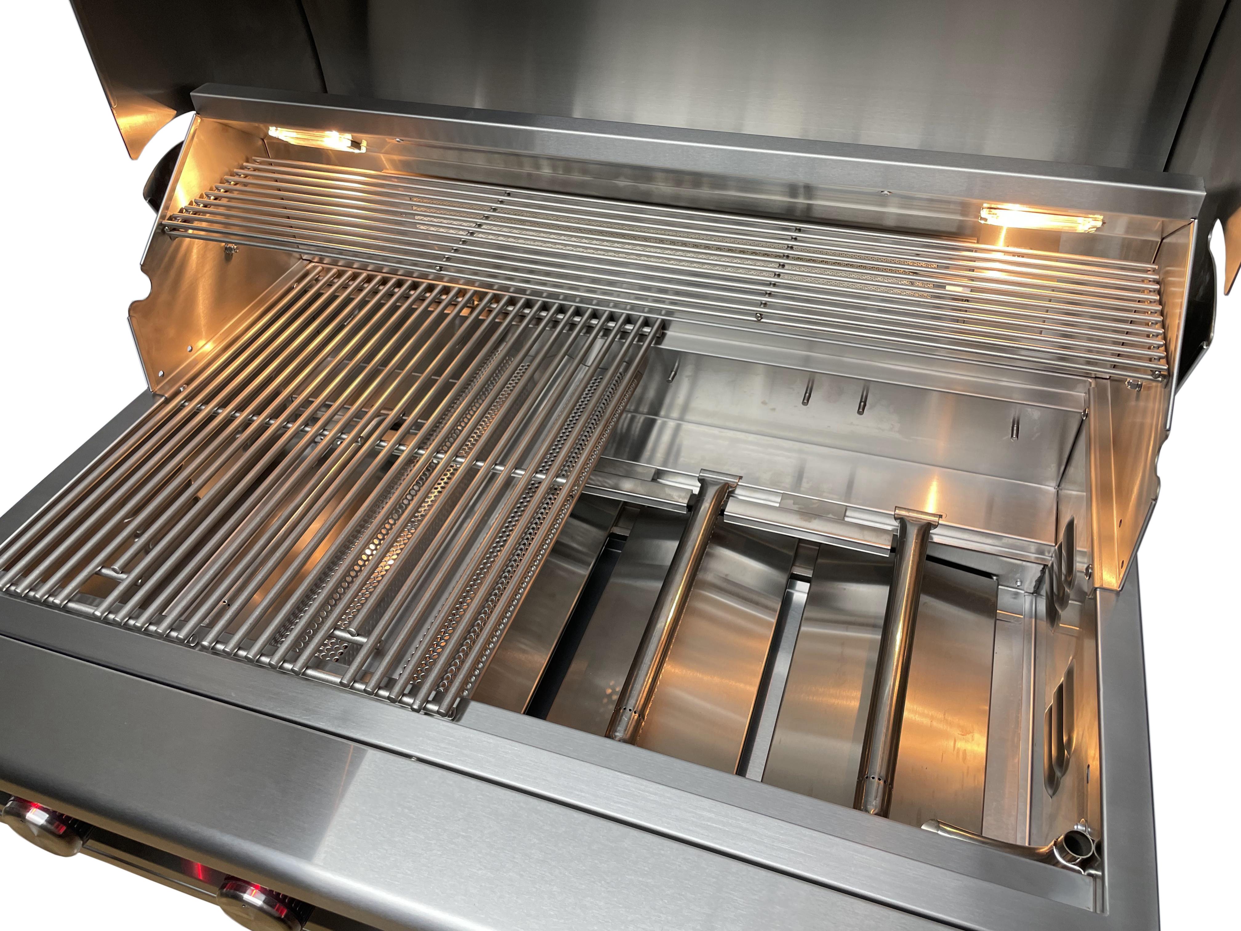 GS01 Built In 304 STAINLESS STEEL Gas Grill For Outside Bbq Kitchen