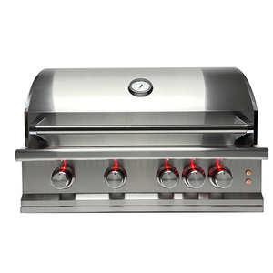 GS01 Built In 304 STAINLESS STEEL Gas Grill For Outside Bbq Kitchen