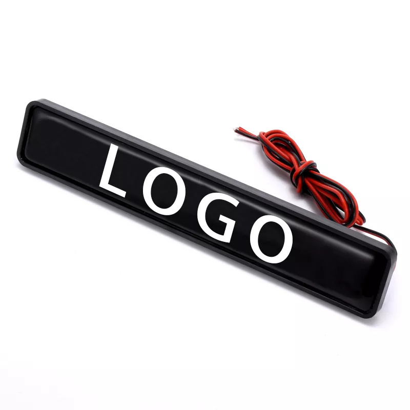 Car Logo LED Light Front Grille Emblem Badge Customized luminescence LED Car LED Badge Emblem Logo LED Lights For Car