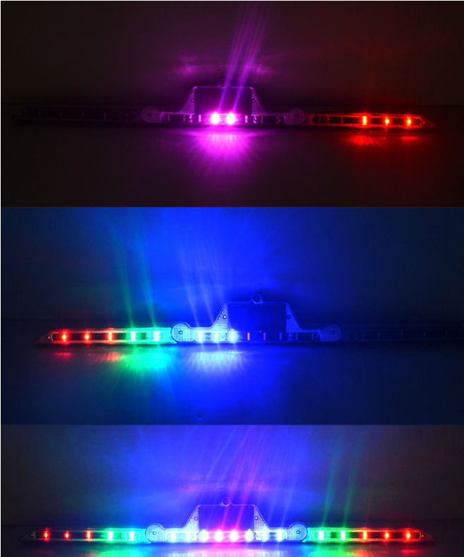 solar wireless foldable triangle car signal alarm LED emergency vehicle lighting light bars, car accessories lights