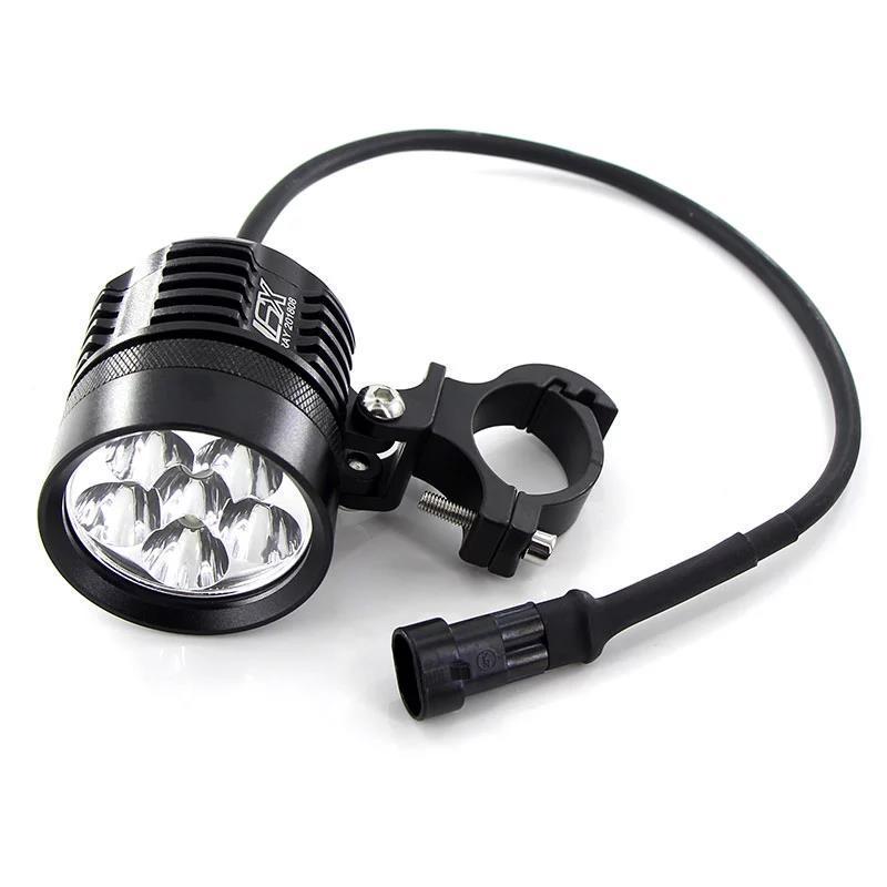 Motorcycle headlight LED spotlight 12v L6X electric bicycle light LED moto fog light For BMW Suzuki Front Brackets Passing Light