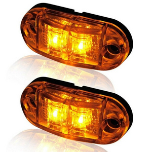 12-24V amber led side marker lights for trucks side clearance marker light clearance lamp 12V Red White for Trailer