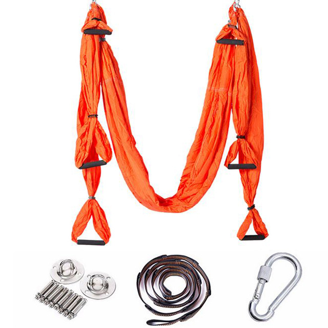 High Strength Nylon Gym Fitness Aerial Yoga Swing Set Silk Yoga Hammock Stand