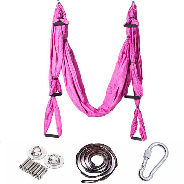 High Strength Nylon Gym Fitness Aerial Yoga Swing Set Silk Yoga Hammock Stand