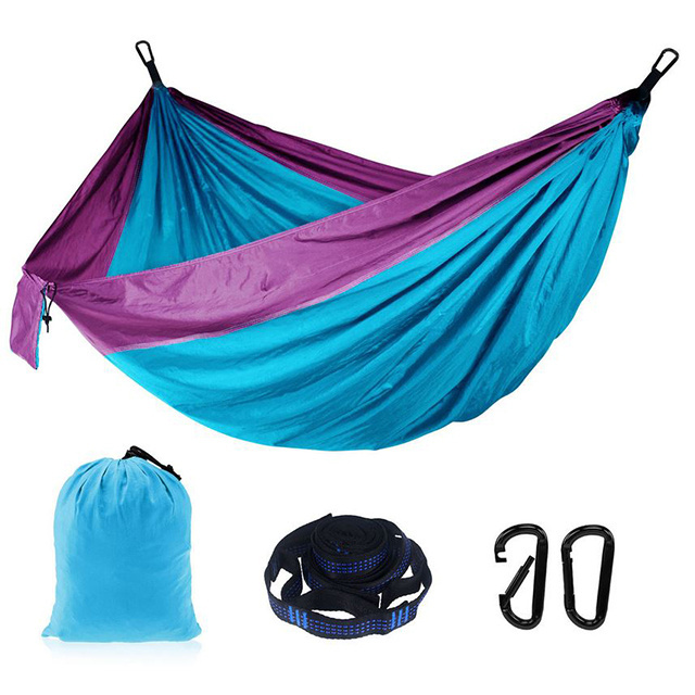 Outdoor Portable Parachute Waterproof Nylon Tent Single Camping Accessories Hammock