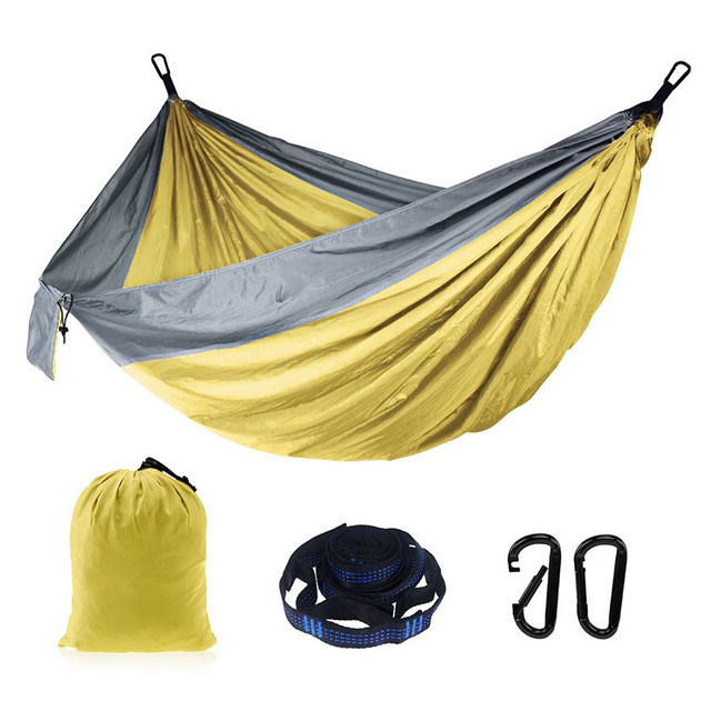 Outdoor Portable Parachute Waterproof Nylon Tent Single Camping Accessories Hammock