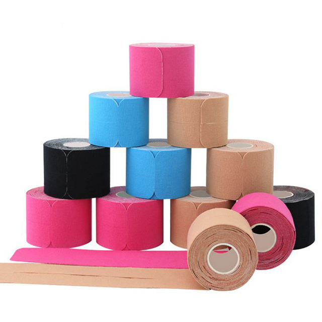 5cm x 5m Physiotherapy support cotton therapy elastic pre cut kinesiology sports tape