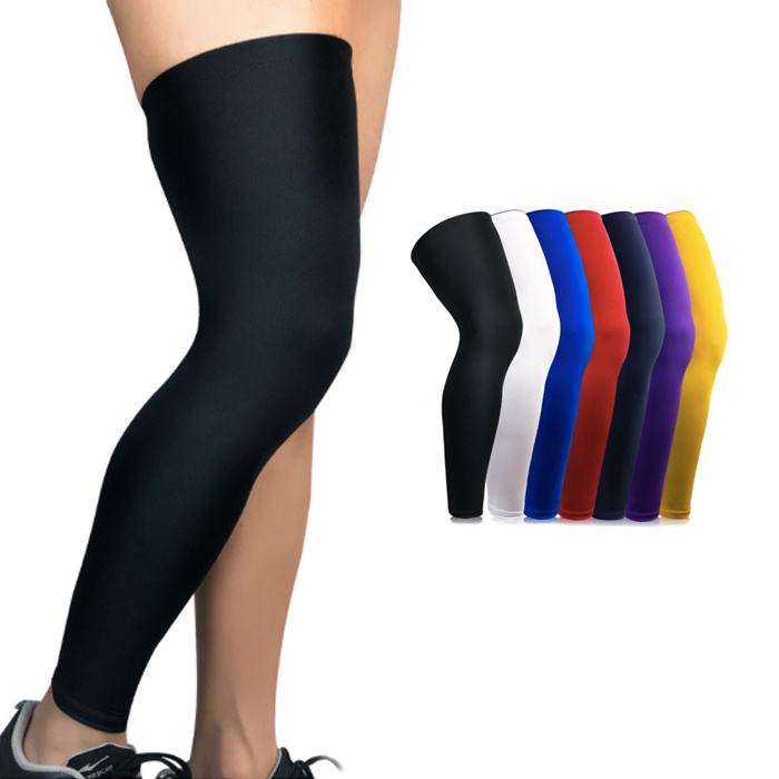 Sports Basketball Compression UV Protection Cooling Long Leg Sleeves