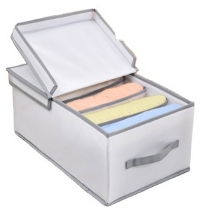 PVC underwear pants storage box jeans transparent storage box wardrobe clothing storage box drawer organizer