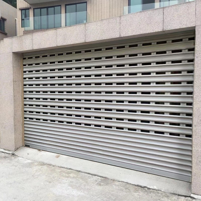 automatic Electric Aluminium alloy  Roller Shutter Rolling Up high speed  Door