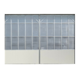 Chinese Supplier Automatic Folding Aircraft Warehouse Fireproof  Folding Hoisting Industrial sliding hangar door