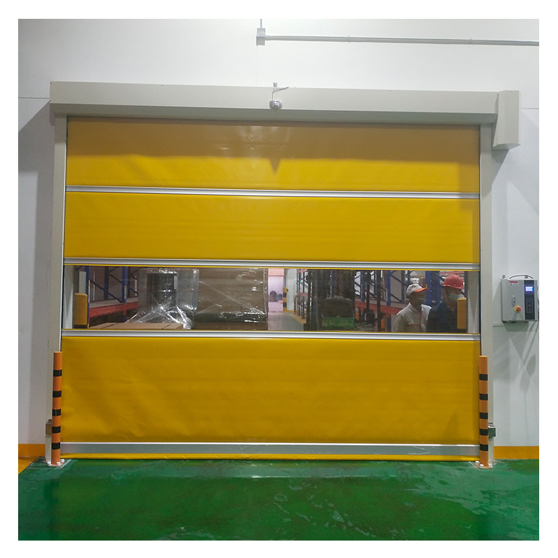 High Speed Door Fast Shutter CE Approved Automatic Quick Industrial Cold Room PVC Stainless Steel Commercial Contemporary CN;GUA