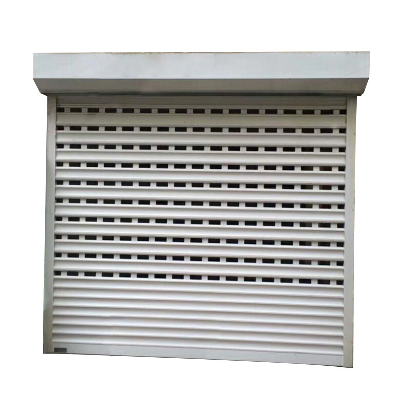 automatic Electric Aluminium alloy  Roller Shutter Rolling Up high speed  Door