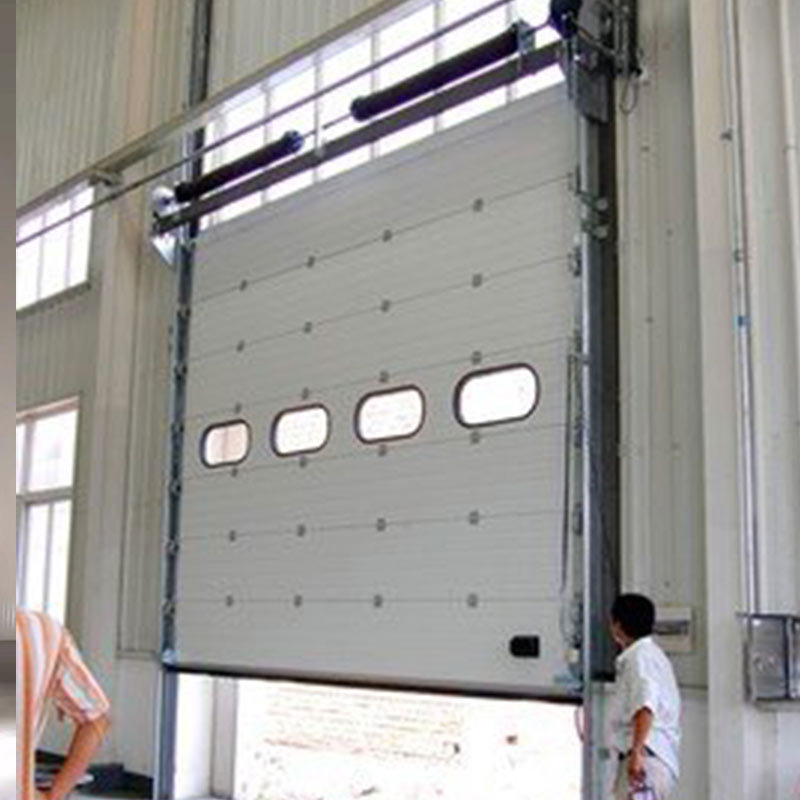 Hot Selling  prevention Insulated Sectional automatic cold room Lifting Fast sectional  door