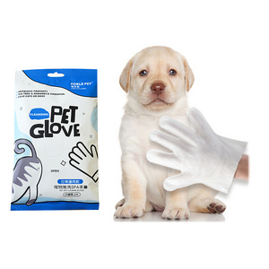 Waterless Dog Cat Wipes Cleaning Deodorizing Grooming Gloves Wipes for Face and Paws Hypoalle Rgenic Wipws