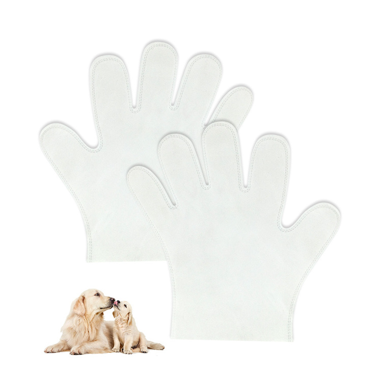 Waterless Dog Cat Wipes Cleaning Deodorizing Grooming Gloves Wipes for Face and Paws Hypoalle Rgenic Wipws