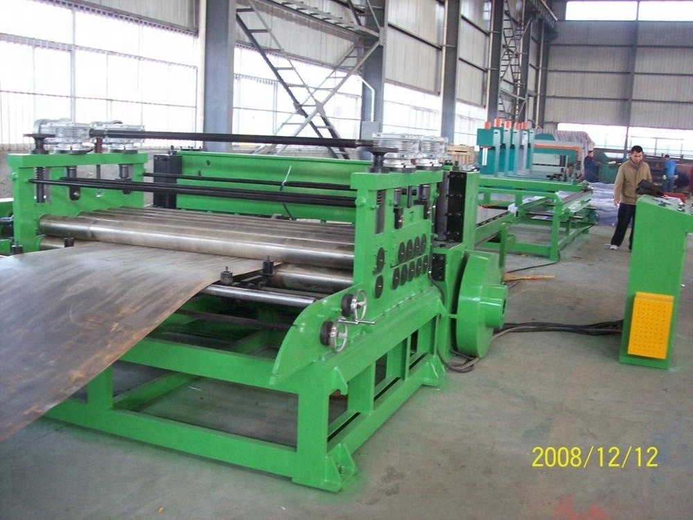 Cut to length line automatic sheet metal decoiling machine uncoiler machine