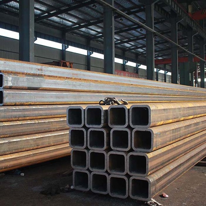 75x75 Carbon Steel And Iron Rectangular / Square Metal MS Steel Tube For Fence