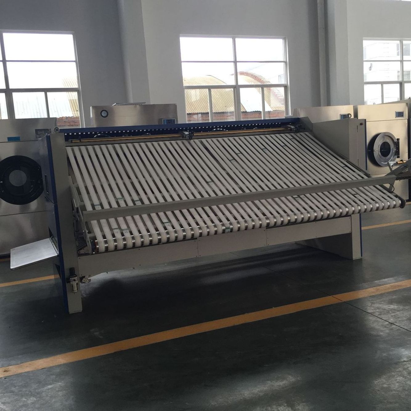 3300mm quick five layers fold use for laundry bedsheet, textile and fabric folding laundry sheet folder machine