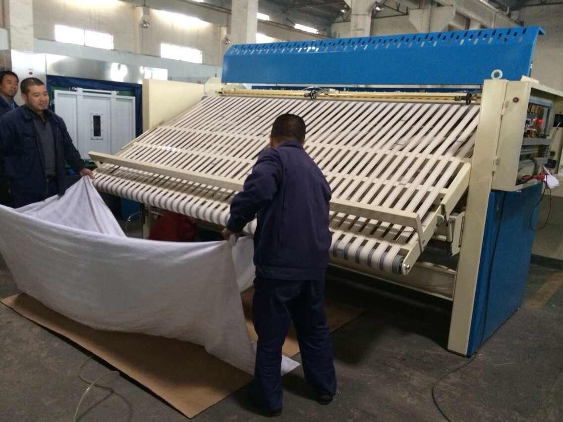 3meter Single Tunnel Laundry Folder Machine for Hotel linen finishing/Folding Machine