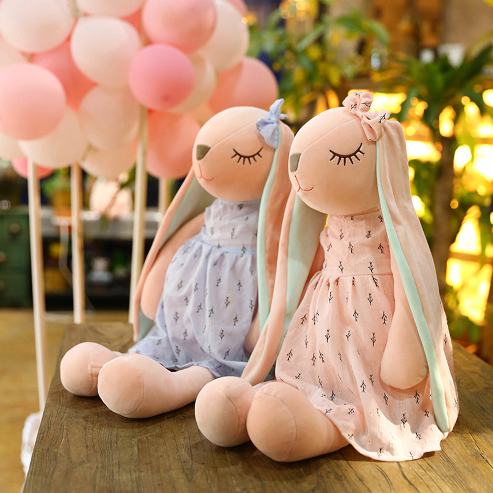 Bunny Plush Baby toys Long Ears Rabbit Doll Soft Plush Toys For Children Rabbit Sleeping Mate Stuffed Plush Animal Toys