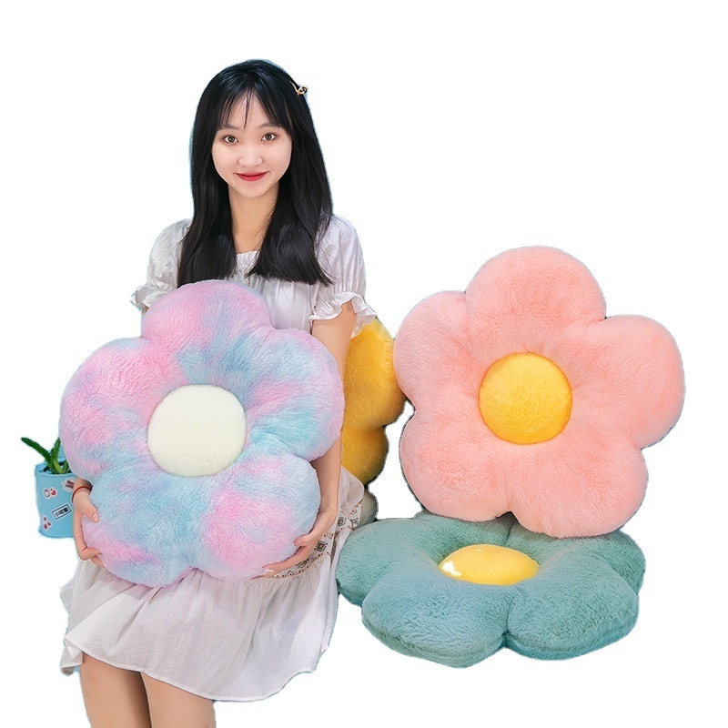 Flower daisy throw pillow beautiful cushion lovely outdoor chair patio home decoration sun flower stuffed plush toy