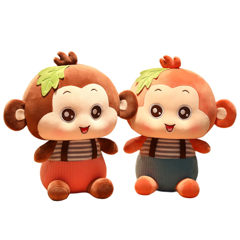 Most Popular Interactive Naughty monkey Creative Anime Best Latest Stress Doll Kids Small Custom Plush Toy Stuffed Animal