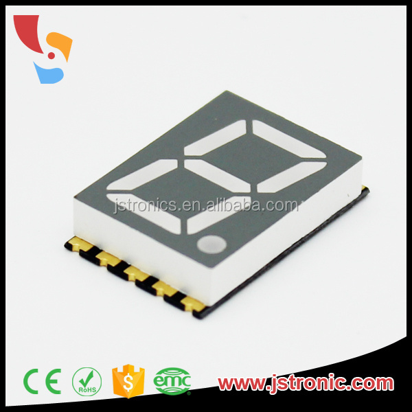 Jstronic smd 7 segment 0.56 inch single digit led seven segments numeric display