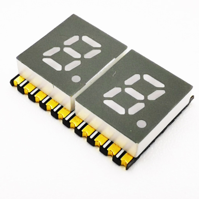 Jstronic 3.2mm 0.2 inch Dual digit SMD Seven Segment 2 digit 7 segment smd led anzeige display