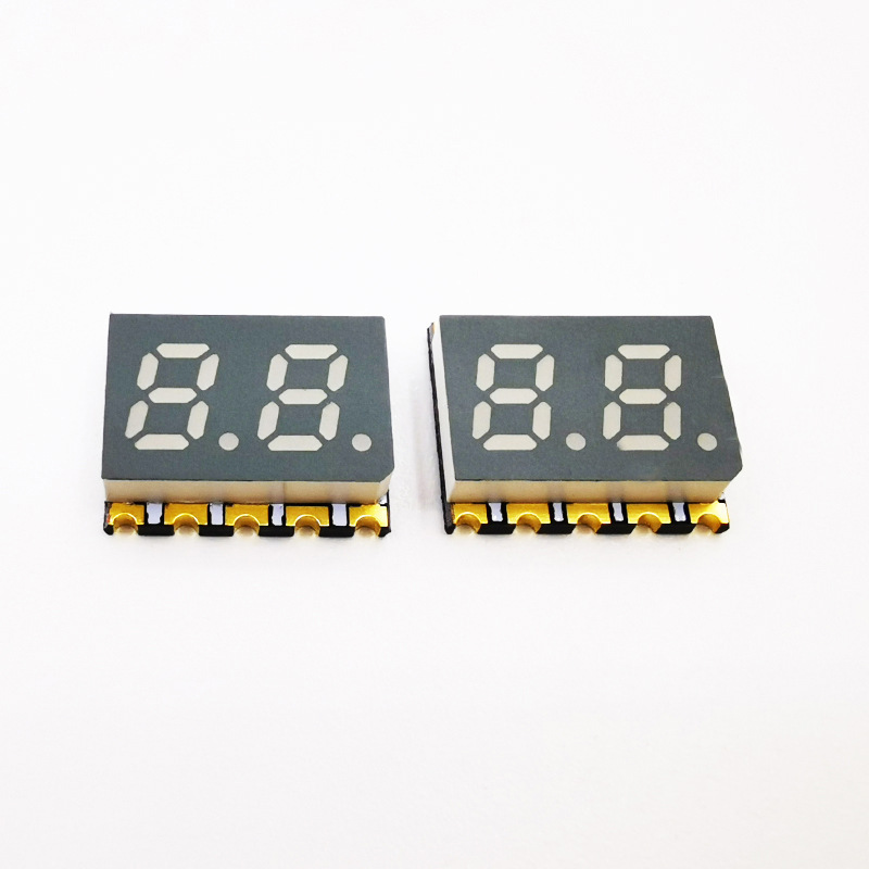 Jstronic dual digit seven Segment custom 0.2 inch 2 digits smd 7 segment led display