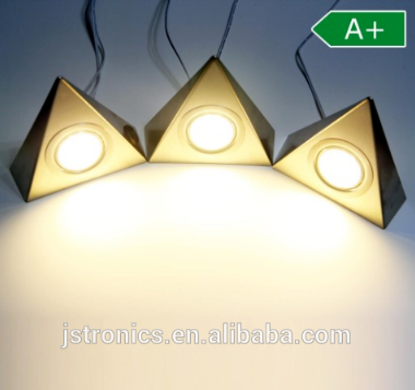 Triangle 3*2W white color under cabinet led light led kitchen light