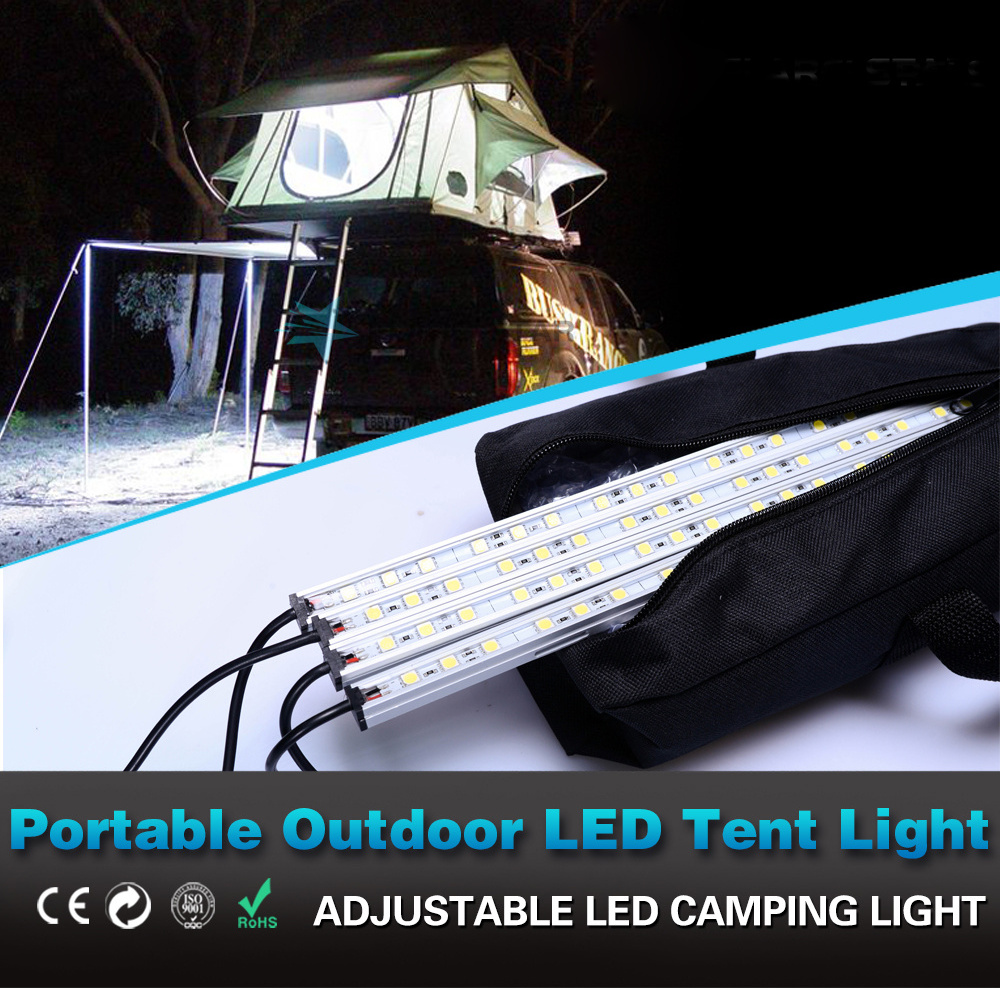 Caravan lighting 12V Waterproof Aluminum led Tent Light Bar Kit