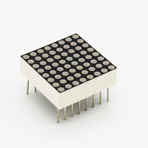 Jstronic 0.7 inch 20x20mm Single color 1.9mm round 8x8 led dot matrix 7088 small display