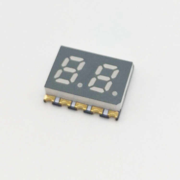 Jstronic 3.2mm 0.2 inch Dual digit SMD Seven Segment 2 digit 7 segment smd led anzeige display