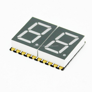 Jstronic dual seven segments Red blue white 0.4 inch dual digit 7 segment LED 2 digits SMD display