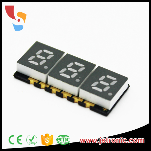 Jstronic Mini size dual digit seven segment 0.2 inch 2 digit 7 segment smd led numeric display