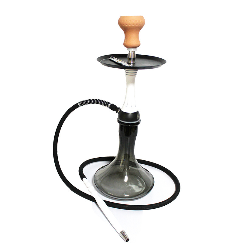 Single Hose Glass Vase Hookah