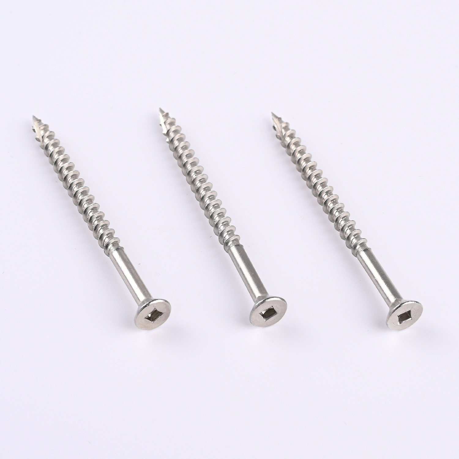 Factory Directly China cheap ANSI/ASME stainless steel 304 316 countersunk square hole wood self tapping screw